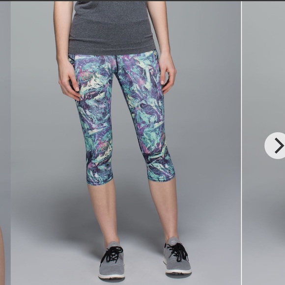 Lululemon Run: Top Speed Crop Iridescent Multi 10 - Picture 2 of 10